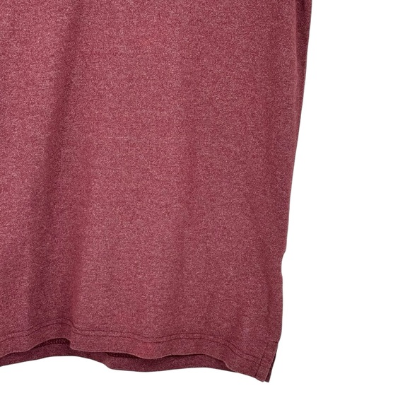 Men’s Hollister Size XS Red Heather Epic Flex Stretch Short Sleeve Polo Shirt - Picture 6 of 8